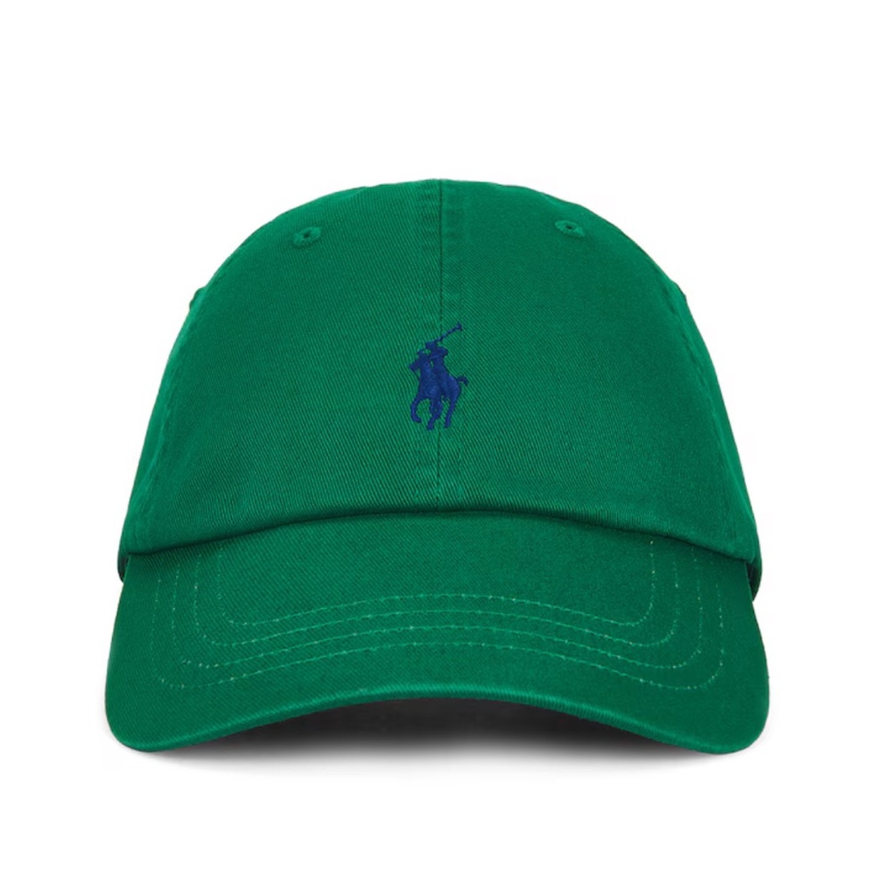 Polo by Ralph Lauren The Iconic Cotton Chino Ball Cap (Green)